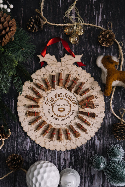Collar Club Wreath Reusable Advent Calendar for Dogs (Sold without Treats)