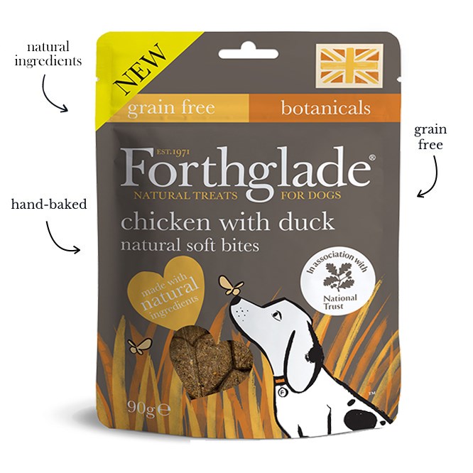 Forthglade National Trust Soft Bite Treats with Chicken and Duck