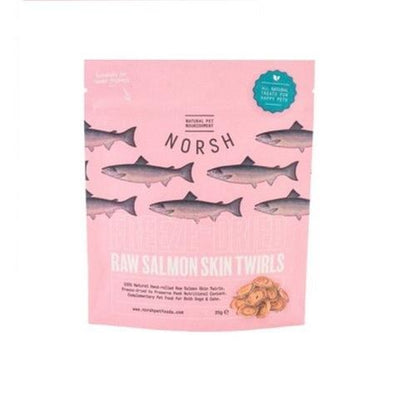 Norsh Freeze-dried Raw Salmon Skin Treats
