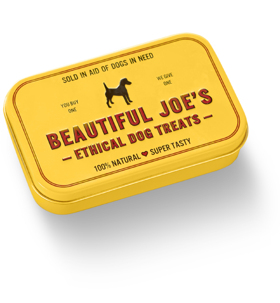 Beautiful Joe’s Treat Tin (Empty)
